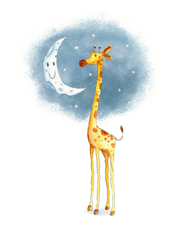 Leinwand Poster, Bilder Hello Moon, 70 × 90 cm