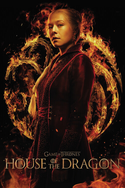 House of Dragon - Rhaenyra Targaryen Poster, Plakat, 26.7 × 40 cm
