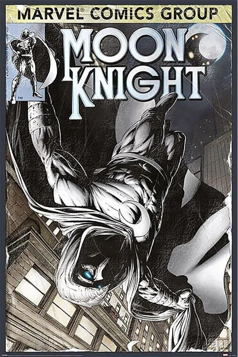Moon Knight - Comic Book Cover Poster, Plakat, 61 × 91.5 cm