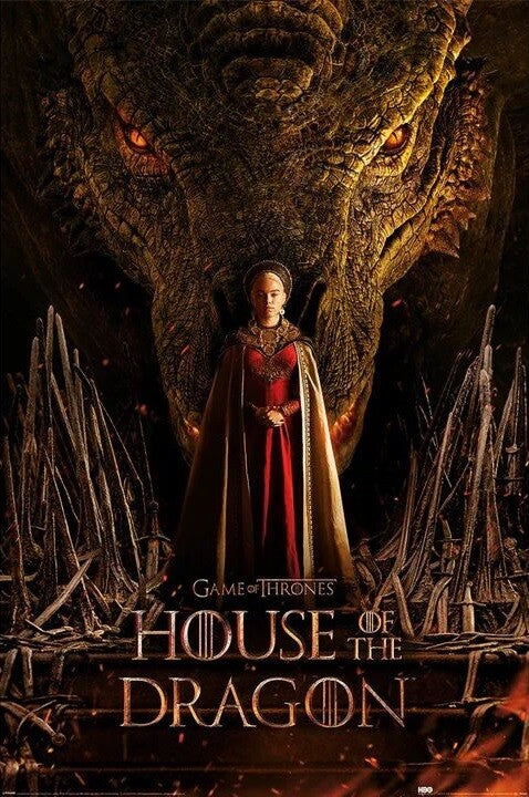 House of the Dragon - Dragon Throne Poster, Plakat, 61 × 91.5 cm