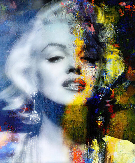 Leinwand Poster, Bilder Marilyn Duality, 65 × 80 cm