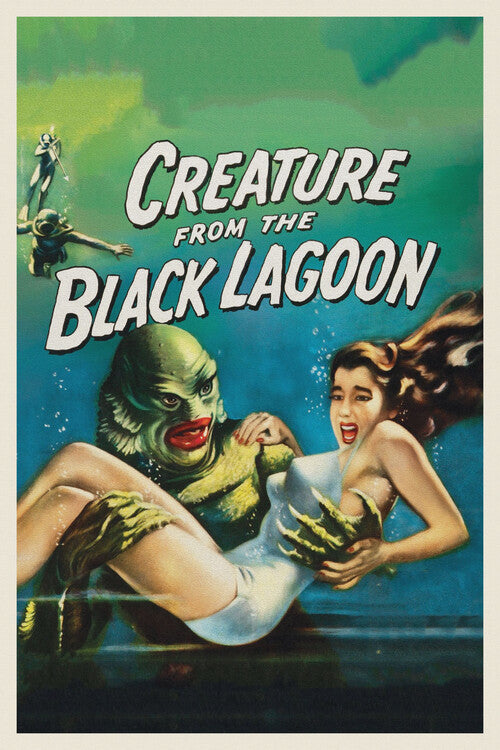 Creature from the Black Lagoon Poster, Plakat, 26.7 × 40 cm