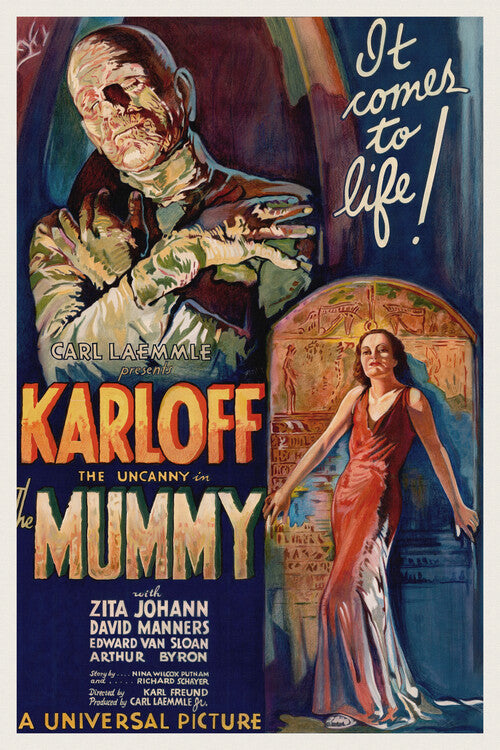 The Mummy Poster, Plakat, 26.7 × 40 cm