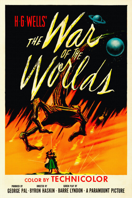 The War of the Worlds, H.G. Wells Poster, Plakat, 26.7 × 40 cm