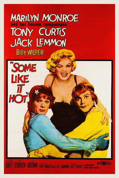 Some Like it Hot, Ft. Marilyn Monroe Poster, Plakat, 26.7 × 40 cm