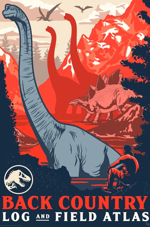 Jurassic World - Back Country Poster, Plakat, 61 × 91.5 cm