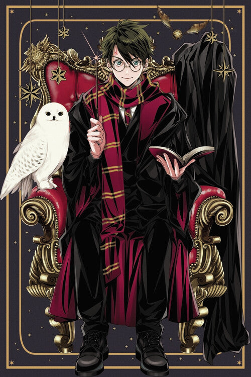 Harry Potter - Anime style Poster, Plakat, 26.7 × 40 cm