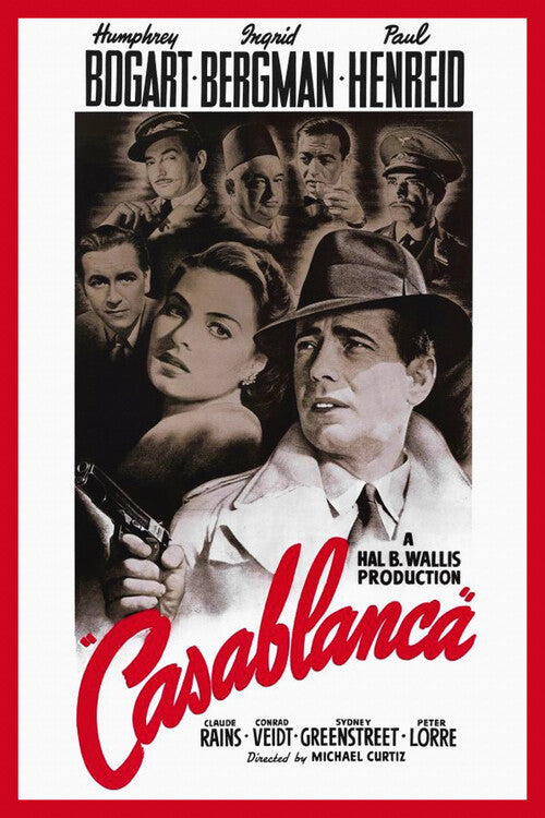 Casablanca Poster, Plakat, 26.7 × 40 cm