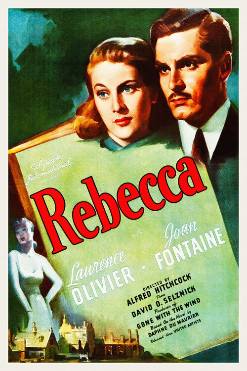 Rebecca / Alfred Hitchcock Poster, Plakat, 26.7 × 40 cm