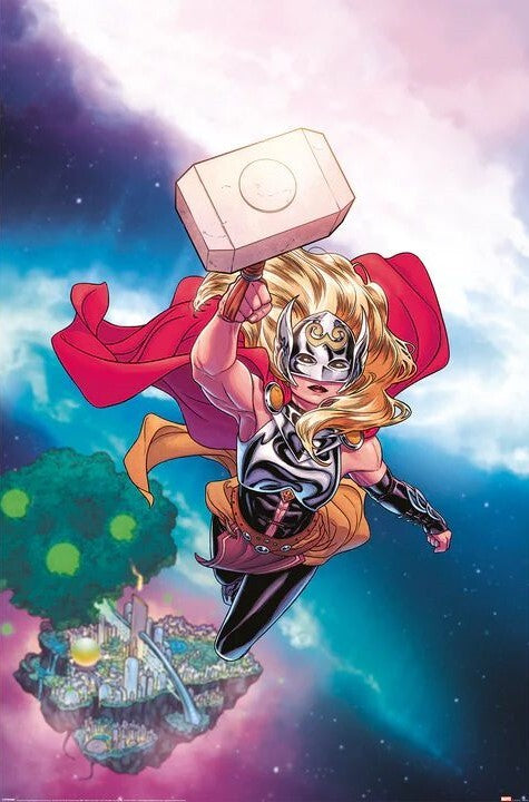 Thor - Mighty female thor Poster, Plakat, 61 × 91.5 cm