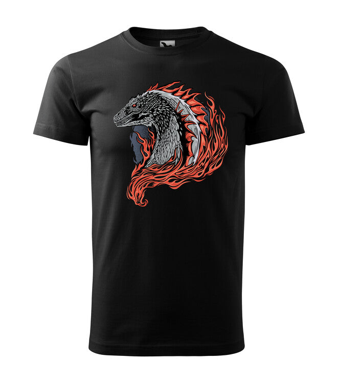 T-Shirt Rod Draka - Dragon in Fire, M