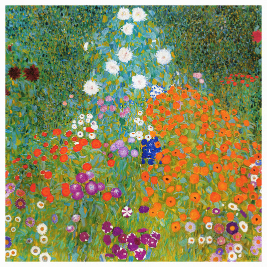Cottage Garden, Gustav Klimt Poster, Plakat, 40 × 40 cm