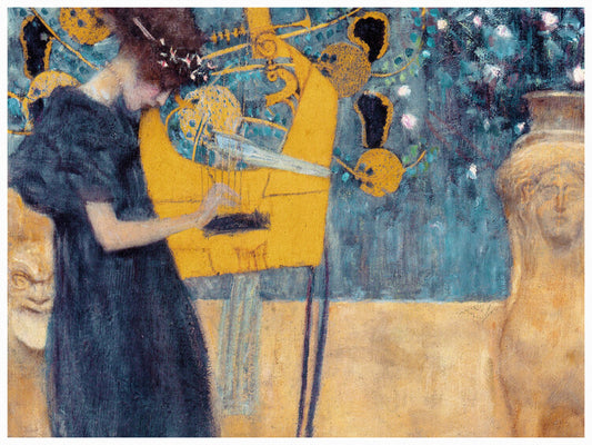 Music I (1895), Gustav Klimt Poster, Plakat, 40 × 30 cm