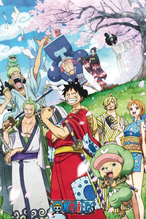 One Piece - Wano Poster, Plakat, 61 × 91.5 cm