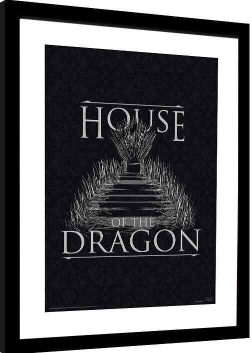 House of the Dragon - Iron Throne Gerahmte Poster, Bilder, 34 × 44.2 cm