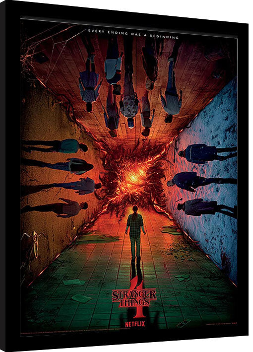 Stranger Things - Every Ending Has a Beginning Gerahmte Poster, Bilder, 34.3 × 44.5 cm