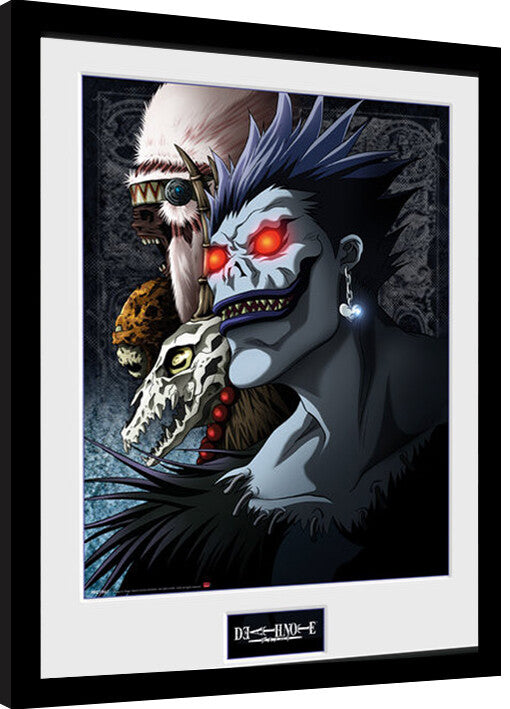 Death Note - Shinigami Gerahmte Poster, Bilder, 30.5 × 40.6 cm