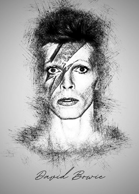 Leinwand Poster, Bilder David B. Sketch, 65 × 90 cm