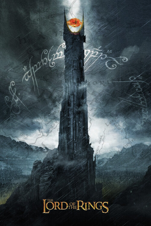 Lord of the Rings - Barad-dur Poster, Plakat, 26.7 × 40 cm