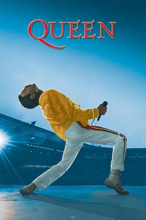 Queen - Live at Wembley Poster, Plakat, 61 × 91.5 cm