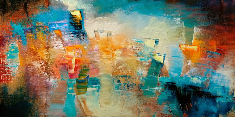 Leinwand Poster, Bilder ici and maintenant, 90 × 45 cm