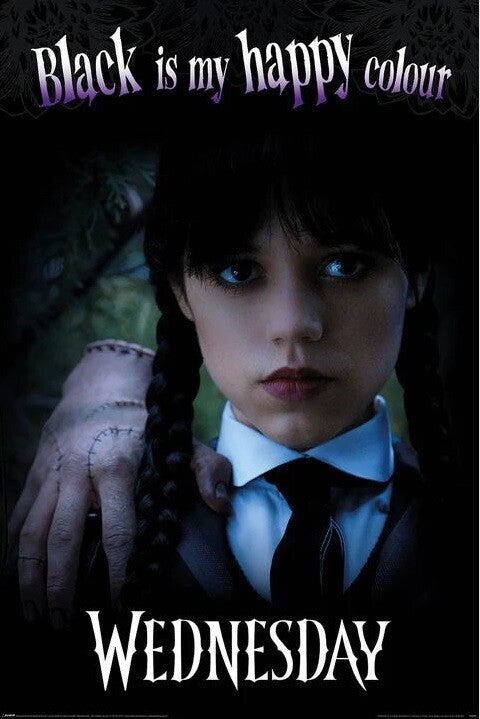 Wednesday - Happy Colour Poster, Plakat, 61 × 91.5 cm