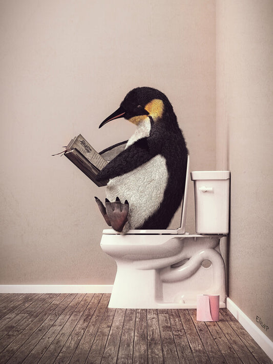 Leinwand Poster, Bilder Penguins in Tub Printe Wall Art, penguin Photo, penguin, 60 × 80 cm