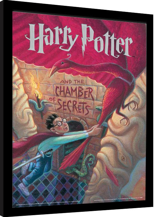 Harry Potter - The Chamber of Secrets Book Gerahmte Poster, Bilder, 34.3 × 44.5 cm