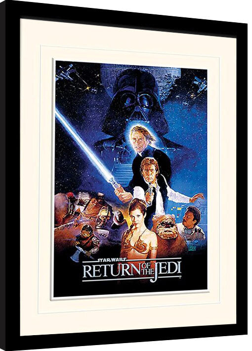 Star Wars: Return of the Jedi - One Sheet Gerahmte Poster, Bilder, 34.3 × 44.5 cm