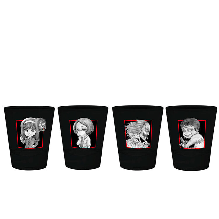 Glas Junji Ito - Characters, (4x) 0,05 l