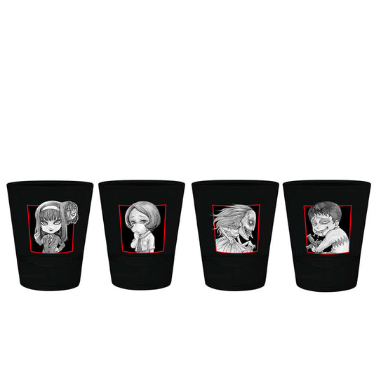 Glas Junji Ito - Characters, (4x) 0,05 l