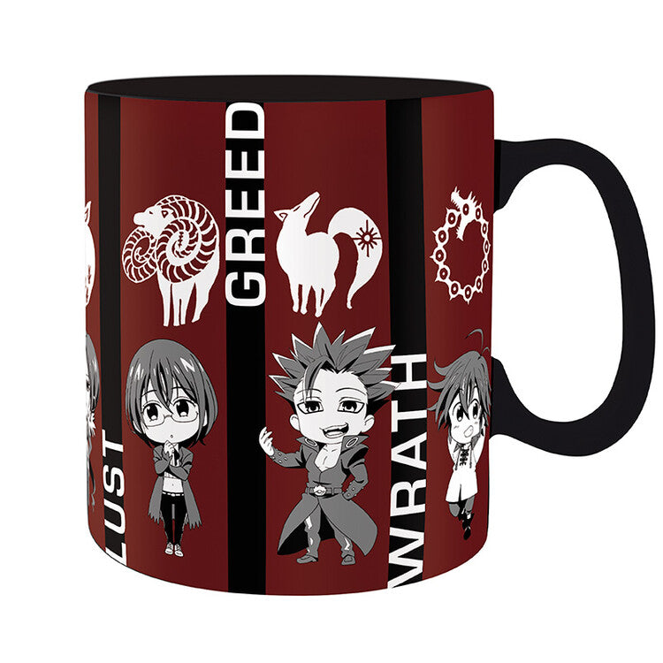 Tasse The Seven Deadly Sins - Chibi Sins, 0,46 l