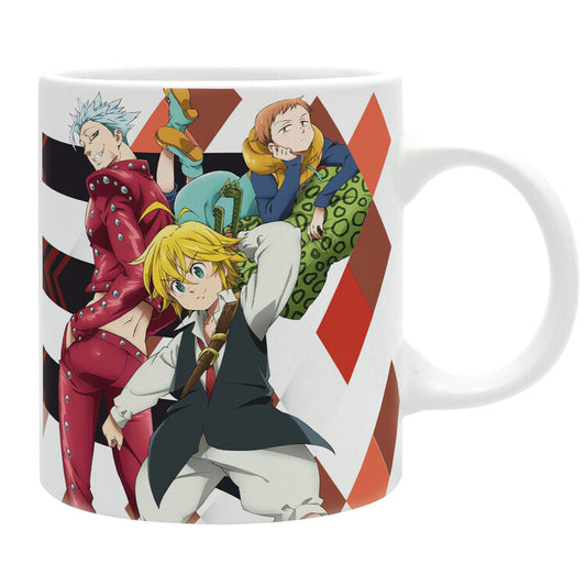 Tasse The Seven Deadly Sins - Meliodas, Ban, King, 0,32 l