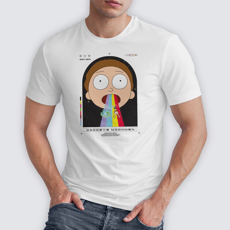 T-Shirt Rick and Morty - Goodbye Moonmen, M