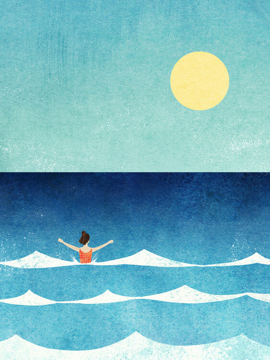 Leinwand Poster, Bilder Sea Swim, 60 × 80 cm