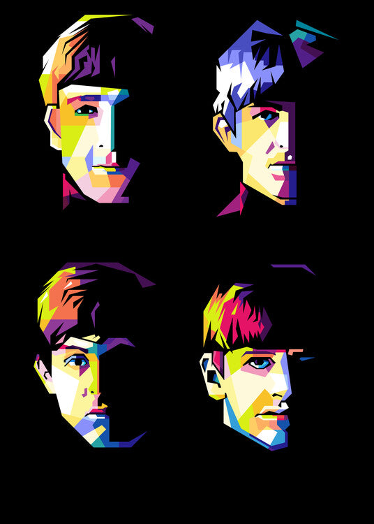 Leinwand Poster, Bilder rock pop art, 65 × 90 cm