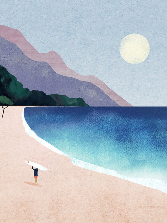 Leinwand Poster, Bilder Surf Beach ii, 60 × 80 cm