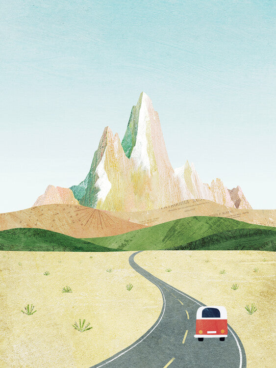 Leinwand Poster, Bilder Patagonia Van, 60 × 80 cm