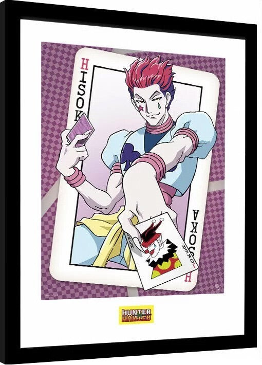 Hunter x Hunter - Hisoka Gerahmte Poster, Bilder, 30 × 40 cm
