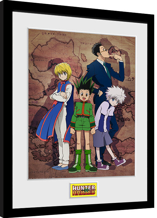 Hunter x Hunter - Key Art Mao Gerahmte Poster, Bilder, 34 × 44.2 cm