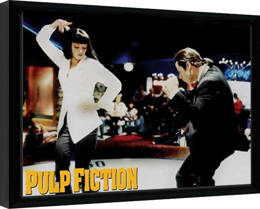 PULP FICTION - dance Gerahmte Poster, Bilder, 44.5 × 34.3 cm
