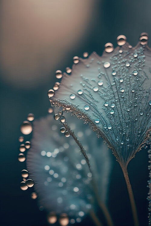 Leinwand Poster, Bilder Wet Leafs, Treechild, 60 × 90 cm