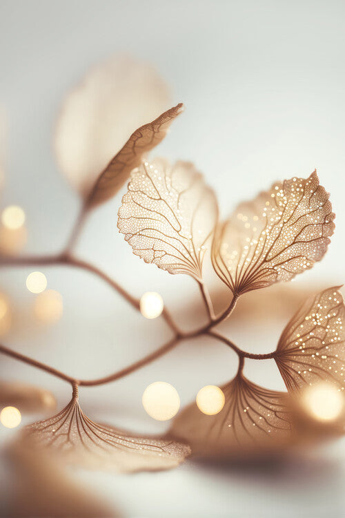 Leinwand Poster, Bilder Filigree Leafs, Treechild, 60 × 90 cm