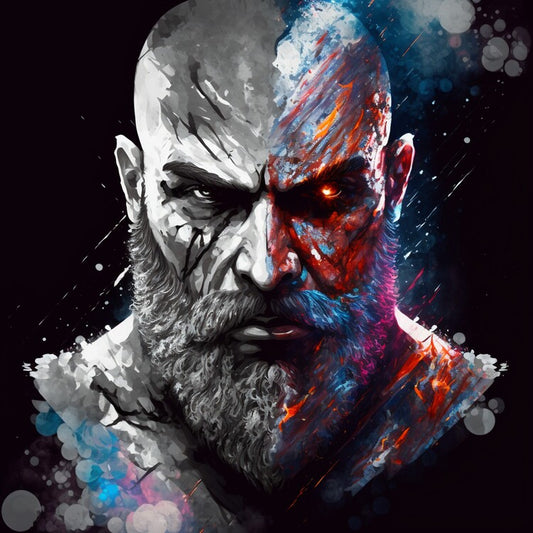Leinwand Poster, Bilder God of War, 70 × 70 cm
