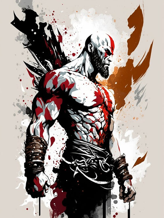 Leinwand Poster, Bilder God of War, 60 × 80 cm