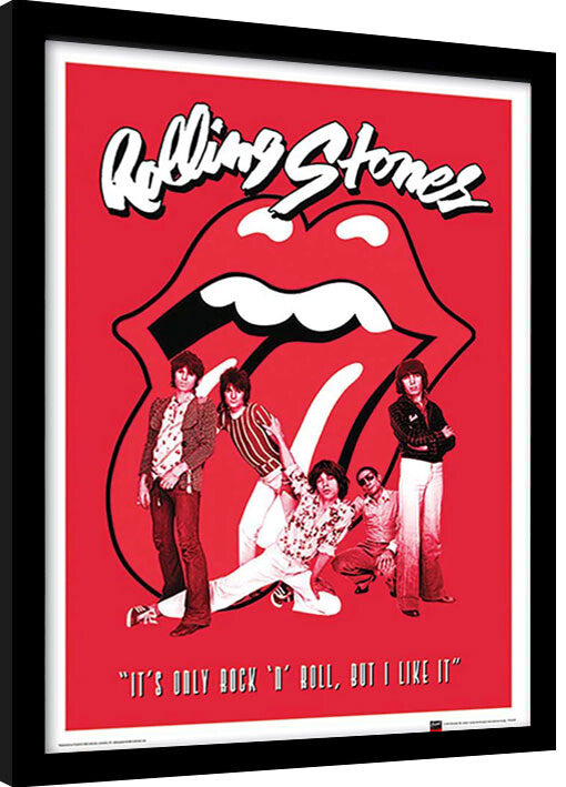 The Rolling Stones - It‘s Only Rock N Roll Gerahmte Poster, Bilder, 30 × 40 cm