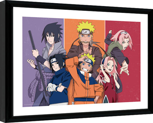 Naruto Shippuden - Adults and Children Gerahmte Poster, Bilder, 44.2 × 34 cm