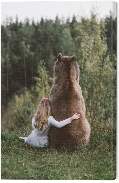 Leinwand Poster, Bilder Bear, Olga Barantseva, 40 × 60 cm