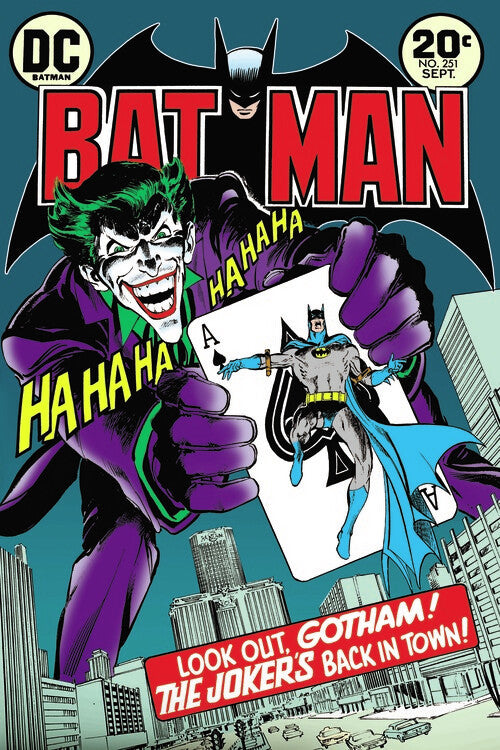 Batman and Joker - Comic Cover Poster, Plakat, 26.7 × 40 cm