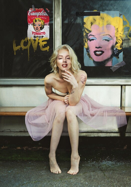 Leinwand Poster, Bilder New Marilyn, 70 × 100 cm
